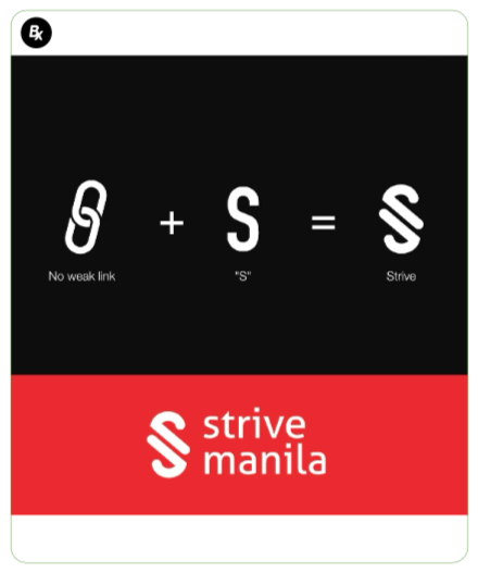 Strive Manila logo build